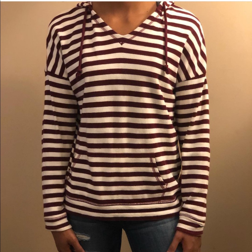Striped hoodie
